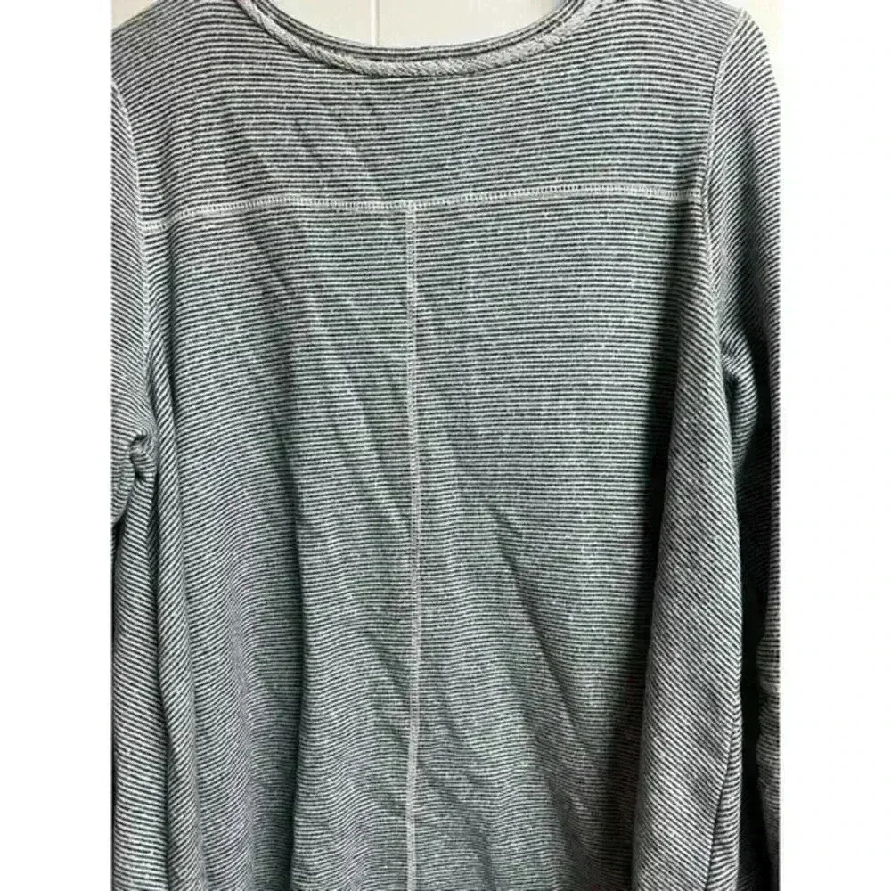Free People Lacey Love Fleece Long Sleeve Oversize Crisscross Chest‎ Sweatshirt